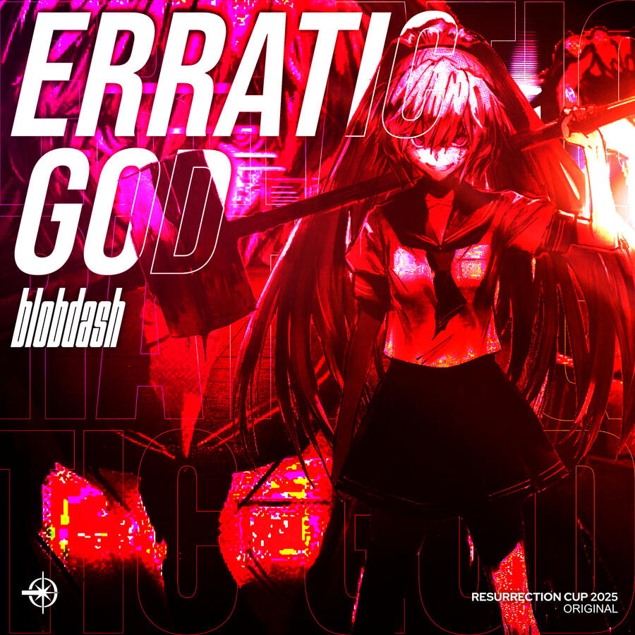 blobdash ERRATIC GOD collab with mochasan; design: mochasan